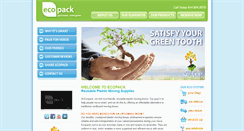 Desktop Screenshot of ecopackrental.com